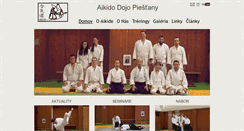 Desktop Screenshot of aikidopiestany.sk